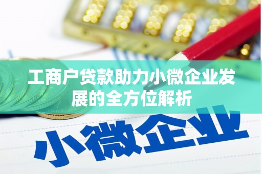 察隅工商户贷款助力小微企业发展的全方位解析