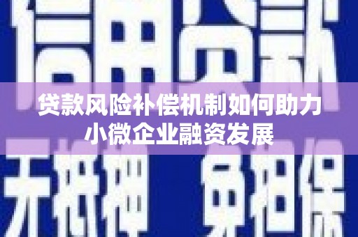 察隅贷款风险补偿机制如何助力小微企业融资发展
