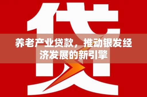察隅养老产业贷款，推动银发经济发展的新引擎