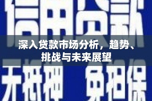 察隅深入贷款市场分析，趋势、挑战与未来展望