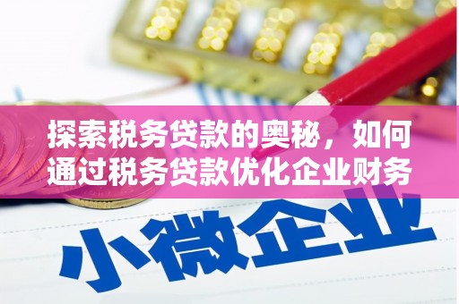察隅探索税务贷款的奥秘，如何通过税务贷款优化企业财务