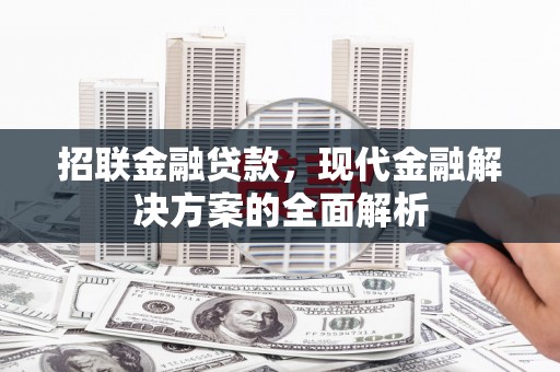 察隅招联金融贷款，现代金融解决方案的全面解析