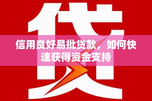 察隅信用良好易批贷款，如何快速获得资金支持