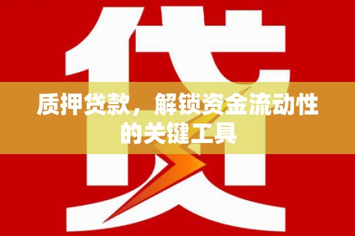 察隅质押贷款，解锁资金流动性的关键工具