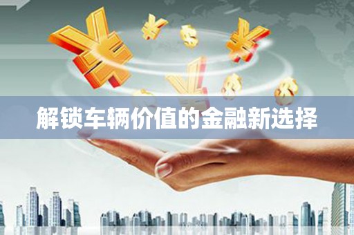 察隅解锁车辆价值的金融新选择
