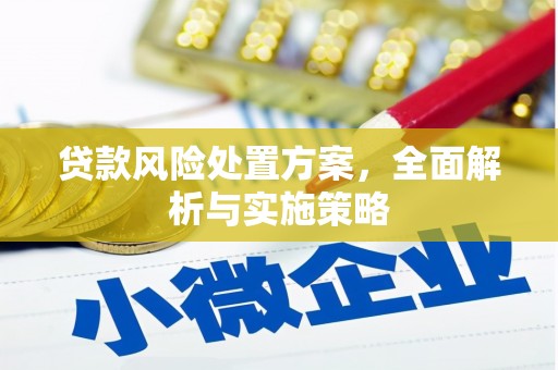 察隅贷款风险处置方案，全面解析与实施策略